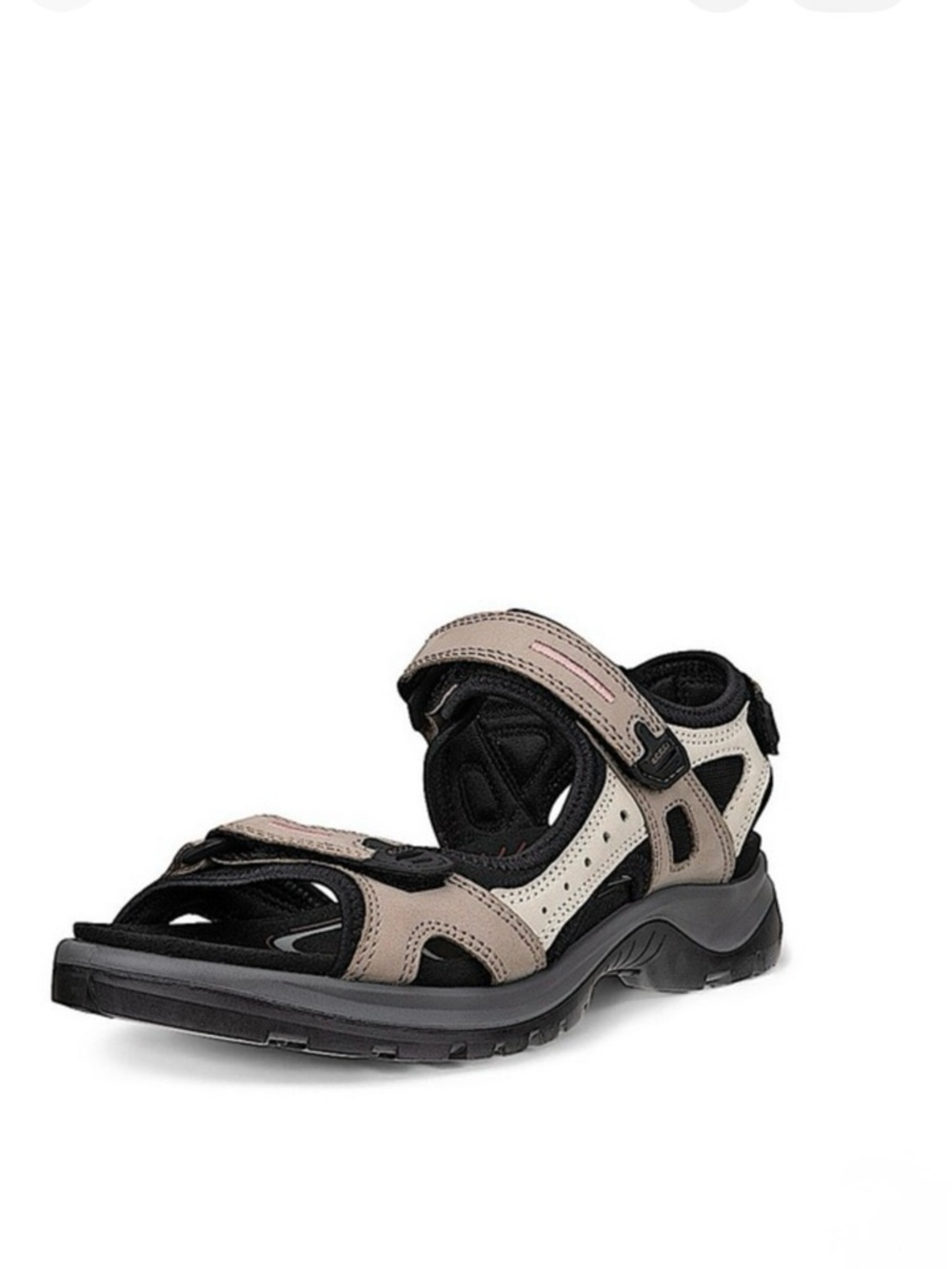 Ecco Women's Yucatan Nubuck Leather Sport Sandals,‎ Birch Brown, Size 9-9.5 (40)